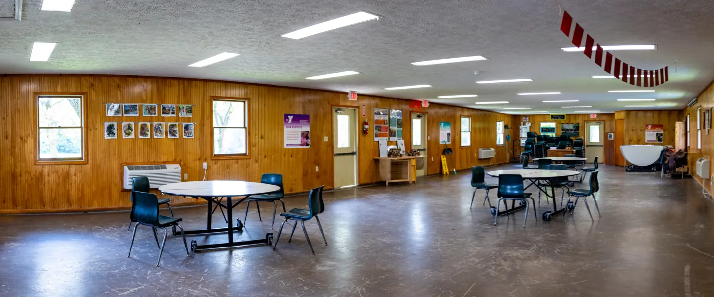 The interior of Elk Lodge