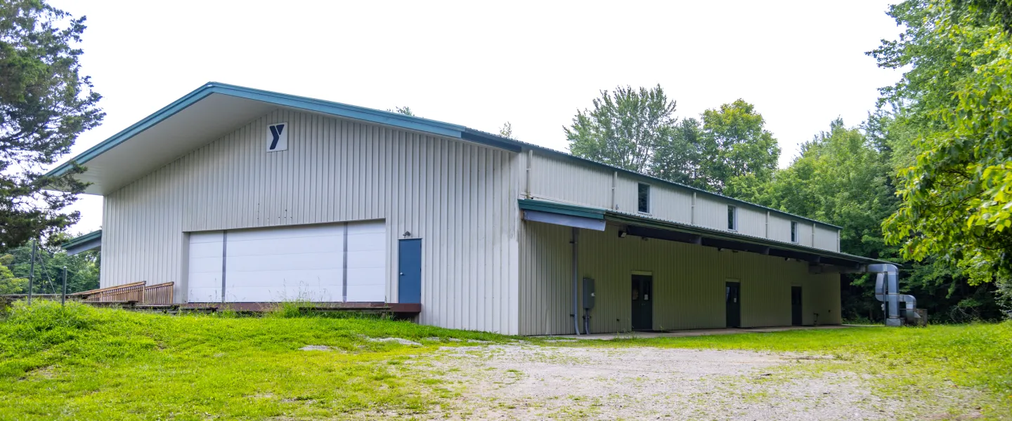 Outdoor space at the Snyder Recreation Hall