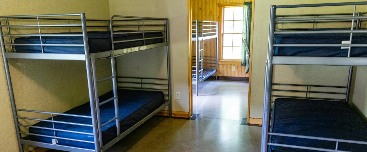 Bunks at our cabins in Sugar