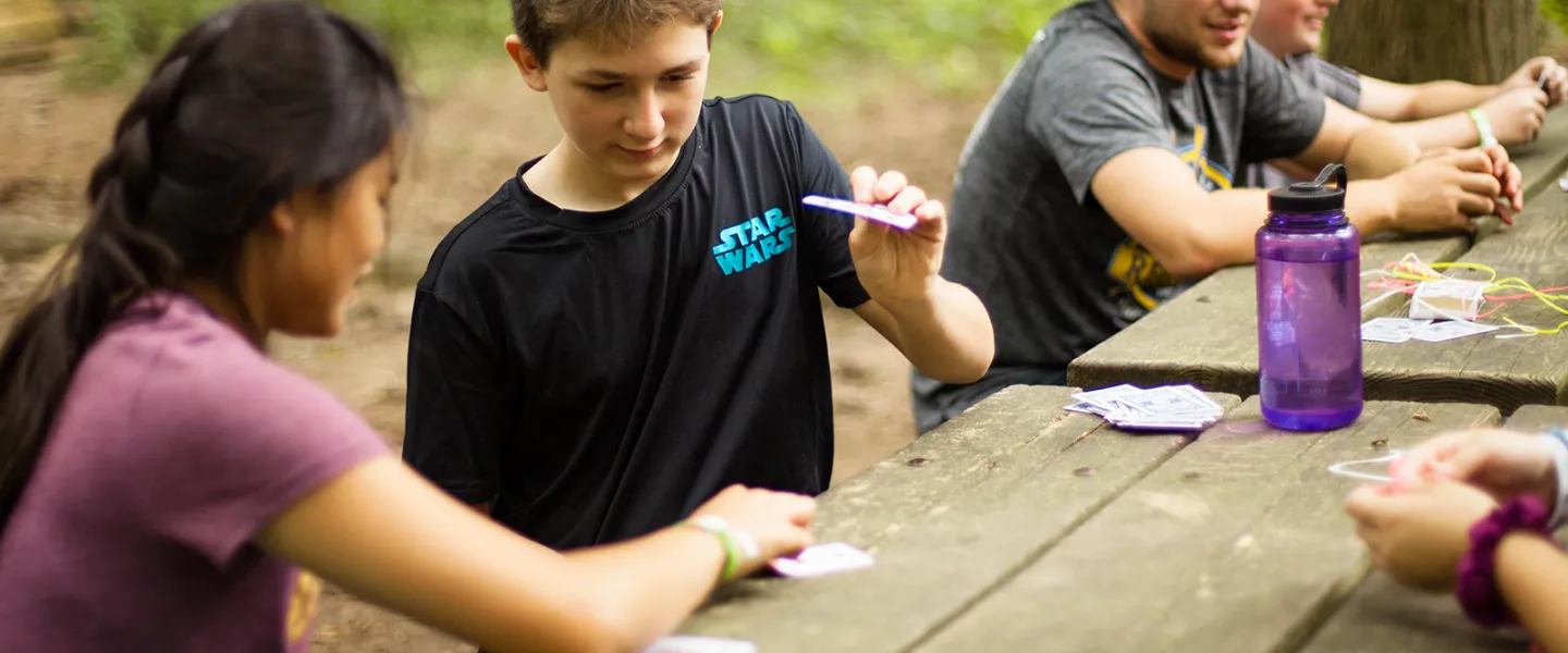 Playing Cards at Camp