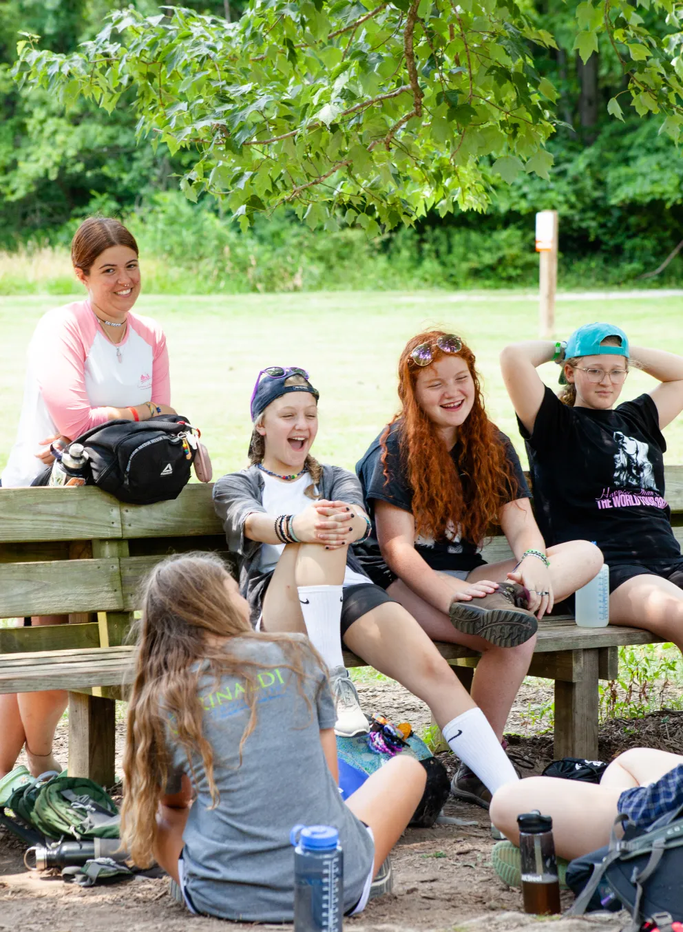 A group of teen girls