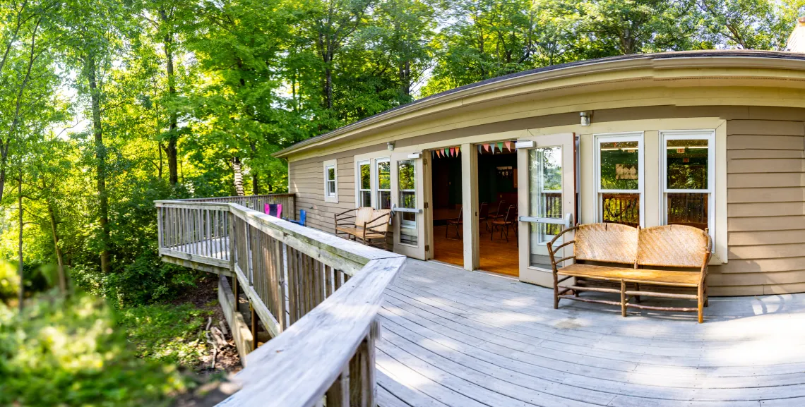 The Moore Building outdoor space