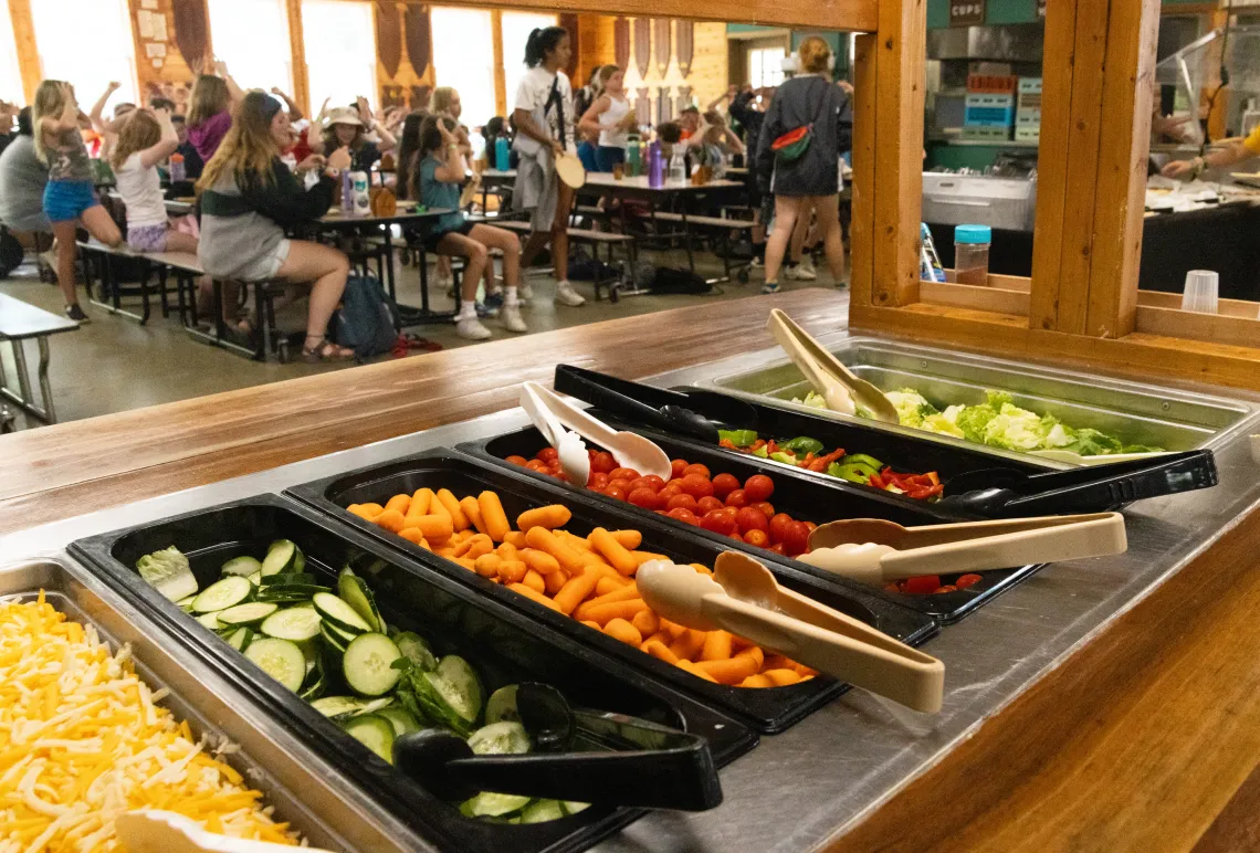 Food service at camp kern 