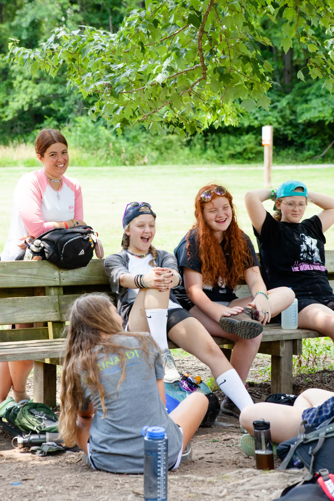 A group of teen girls