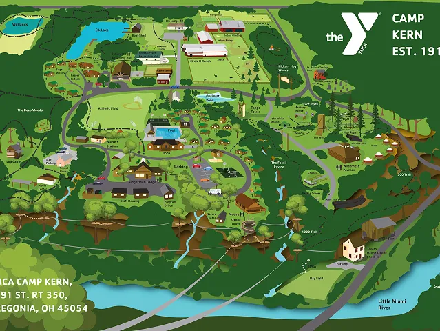 Camp Kern Map