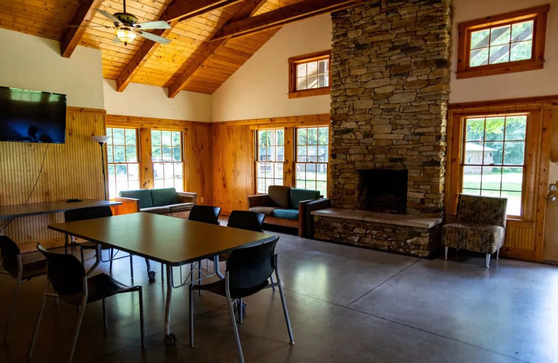 Interior at one of our casper lodges