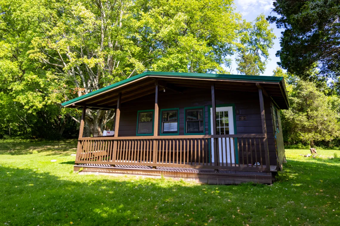 A main camp cabin